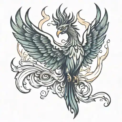 Phoenix Rising From Ashes