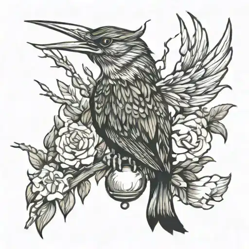 I Want A Forresty Tattoo With Something Like A Band Offering Light From A Fire