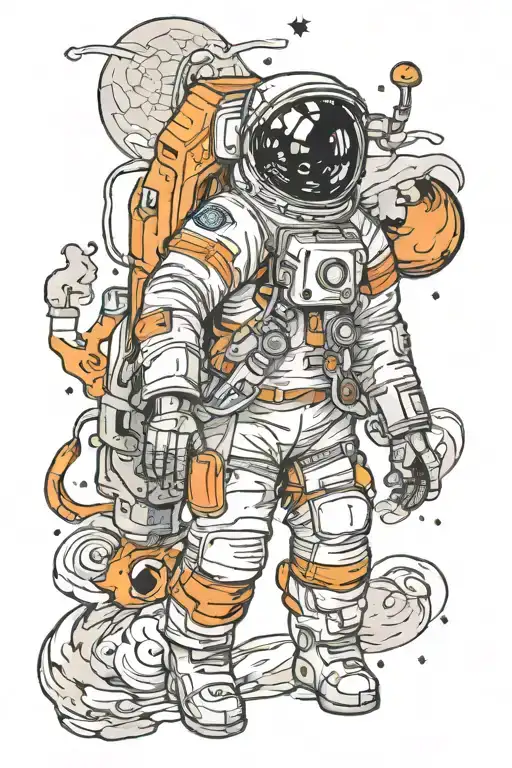 An Astronaut Lost