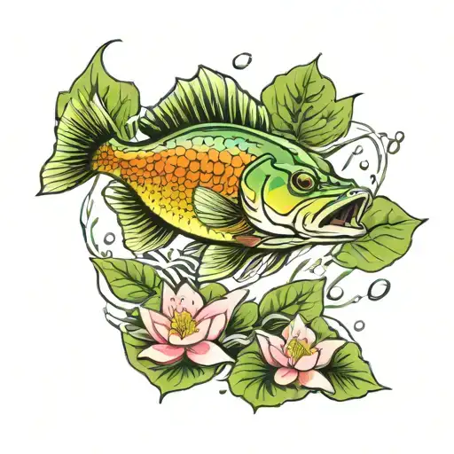 Bass Fishing Lilly Pads