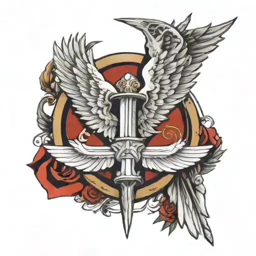 Atlas Angel Wings And Broken Sword