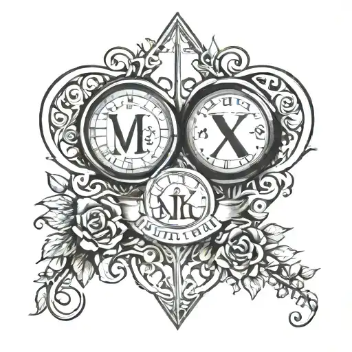 4-7-2018 Roman Numeral Dates Intertwined