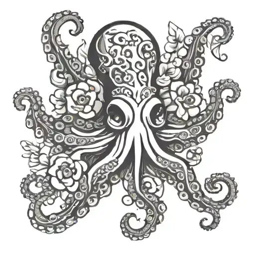 Octopus Bottle Flowers