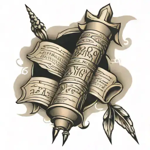 Biblical Scripture On Hand Going Up Forearm