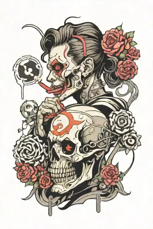 Cyberpunk And Suminagashi Laugh Now Cry Later