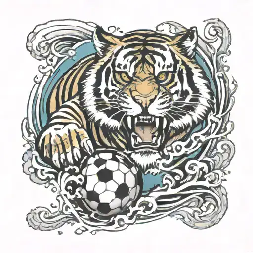 Tiger Ocean Rocky Balboa Footbal