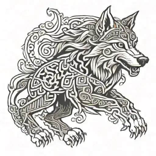 Fenrir Viking Norse Wolf