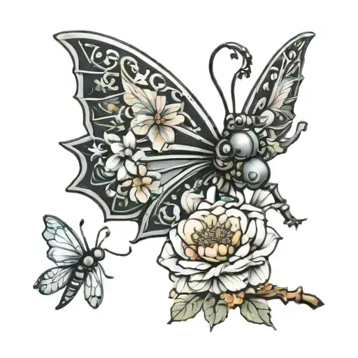 Elephant Dragonfly Flowers