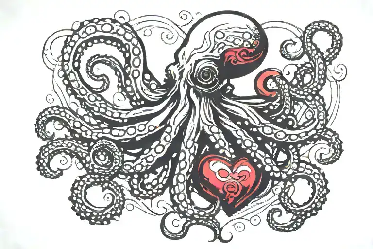 Octopus And Heart Beat