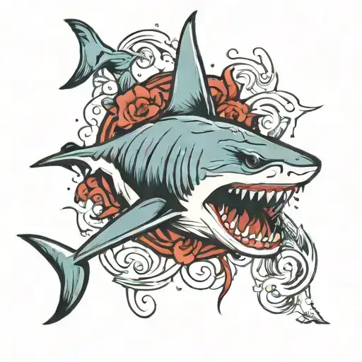 Shark With A Cross