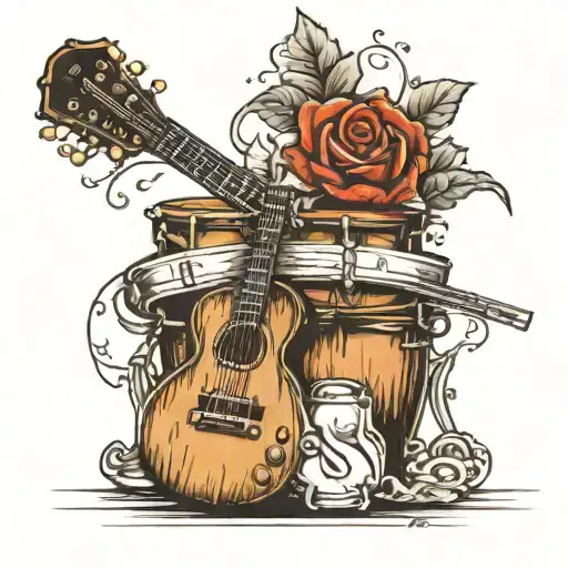 Something To Symbolize My Love For Country Music Including Piano Guitars And Drums