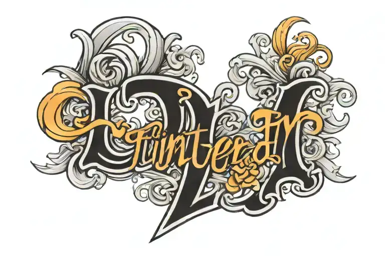 Flint In Fancy Lettering