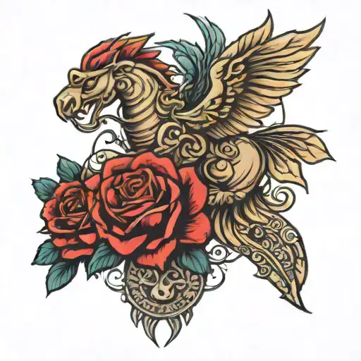 Memorial Tattoo Strength Courage