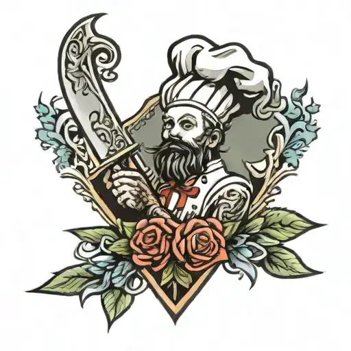 Chef Knife Intertwined