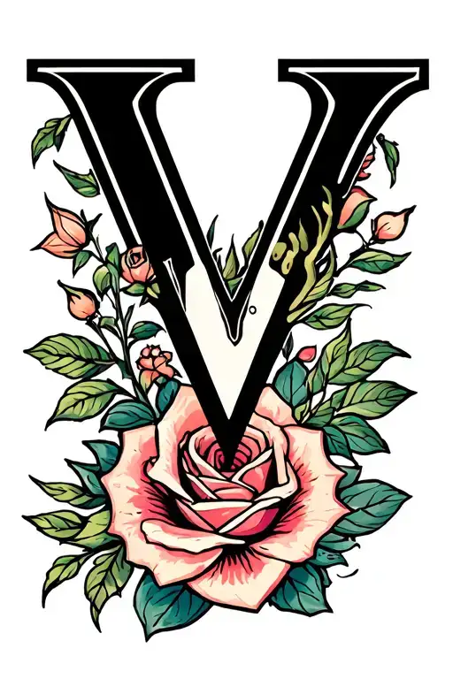 Y And V Initial