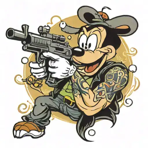 Goofy With A Machine Gun