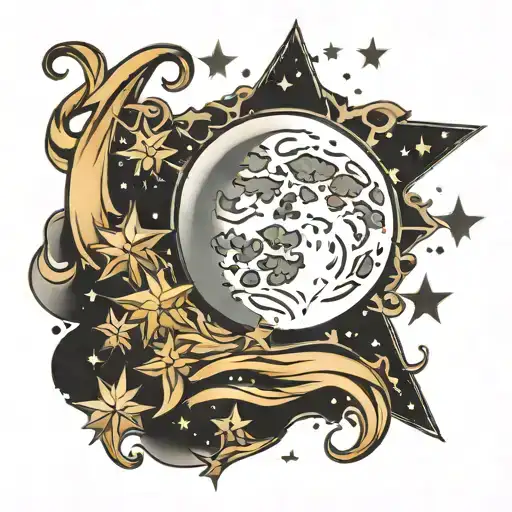 Moon And Stars