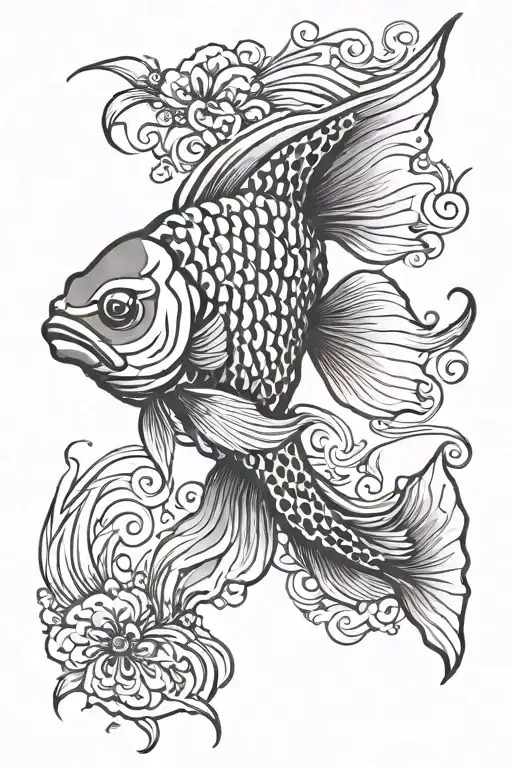 Licorys Koy Fish Swimming