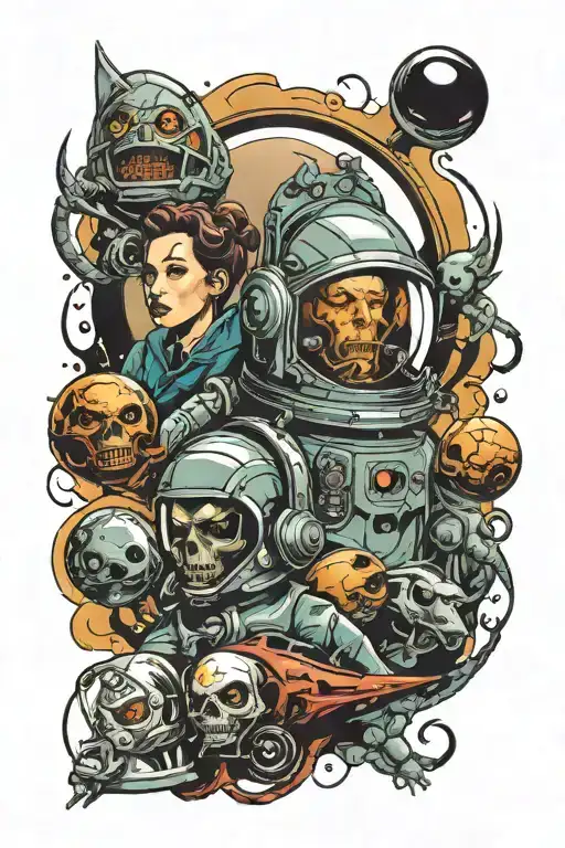 Space Horror Movie Characters