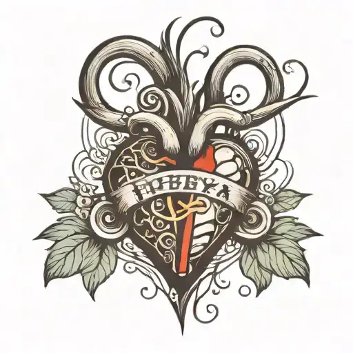 Heartbeat Line Tattoo Design With Name Freya