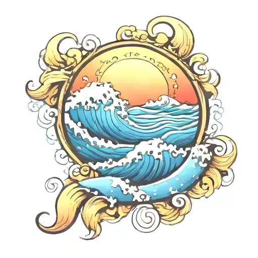 Ocean Waves Representing The Client's