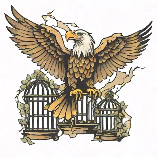 Eagle In A Cage Shattered