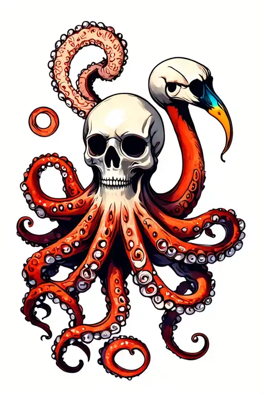 Craneo With Calavera Octopus