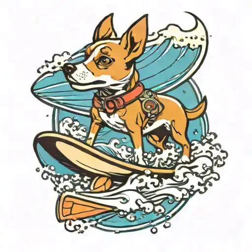 Dog Surf Board