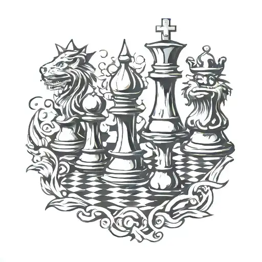 Stephen King Chess Pieces