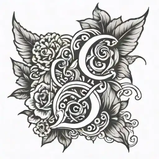 Mother Daughter Letter E B