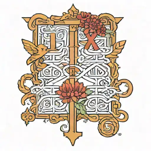 Date Of Birth 19 03 01 In Interlaced Roman Numerals