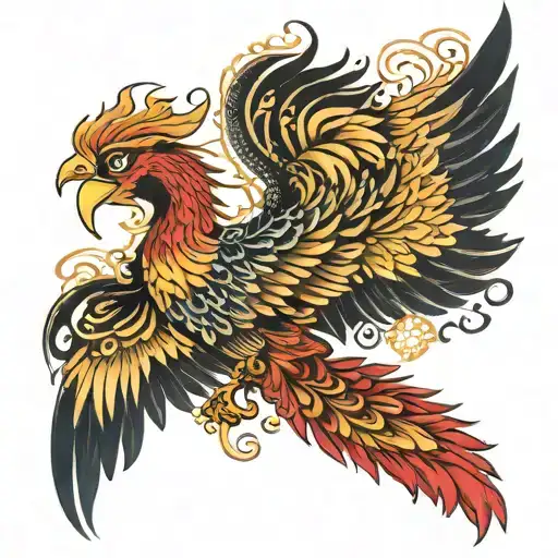 Japanese Phoenix Left Arm
