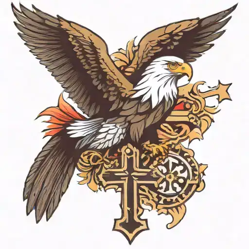 Eagle And Cross