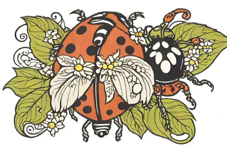 Lady Bug With The Word Agape