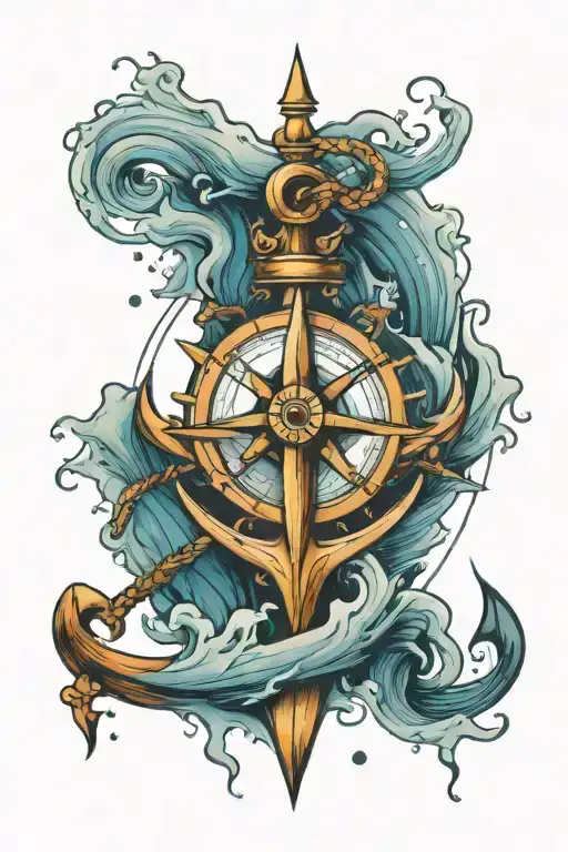 Storm Sea Anchor Compass