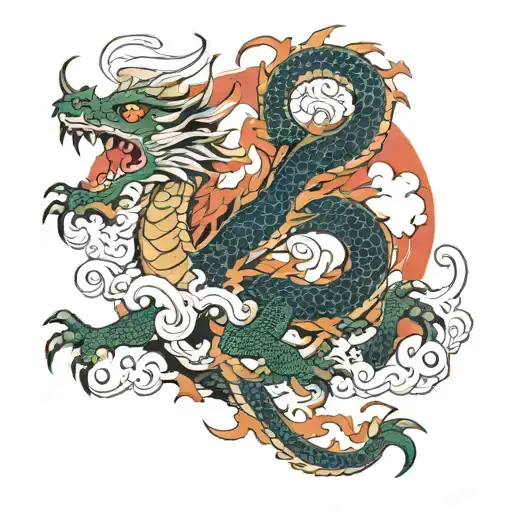 Dragon Traditional Japanese