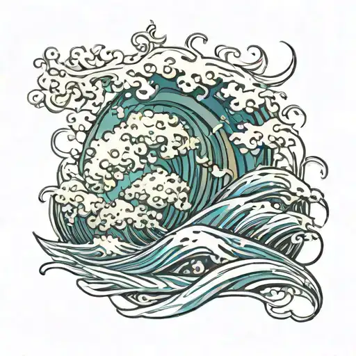 Ocean Waves Look Like Vincent Vangue Start Nights