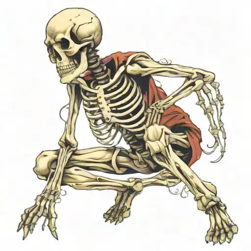 Skeleton Sitting