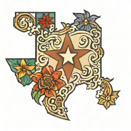 Outline Of State Of Texas With Atx In Middle Of It