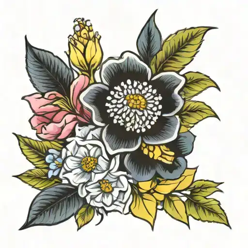 Birth Flower Bouquet