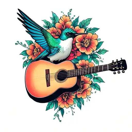 Hummingbird Acoustic Guitsty