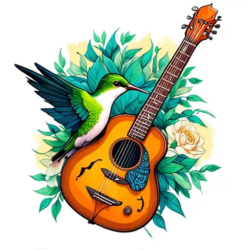 Hummingbird Sciatic Guitar