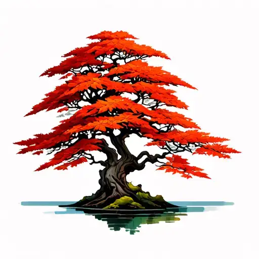 Japanese Maple Tree With Leaves