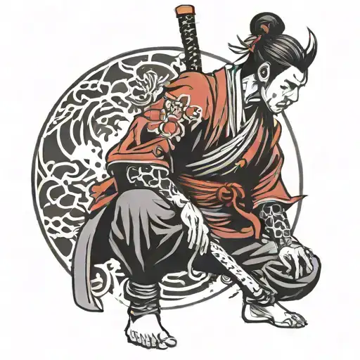 Samurai Meditation Pose