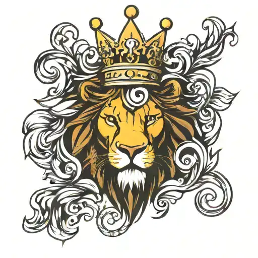 Crown Lion Head