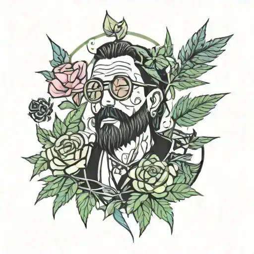 Weed And Guy Looking