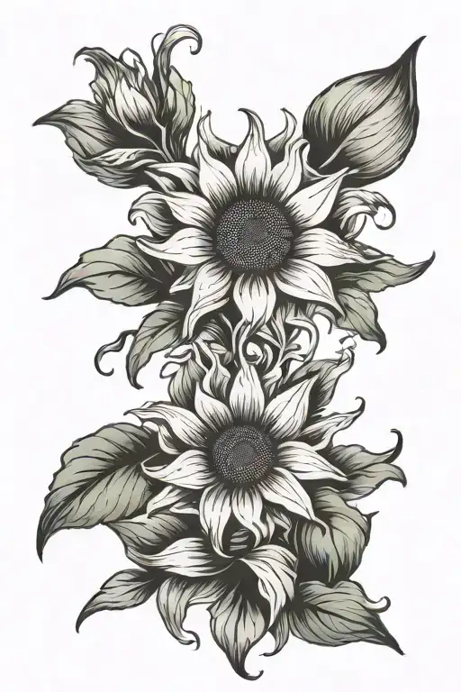 Sunflower Lilly Japanese Blossom