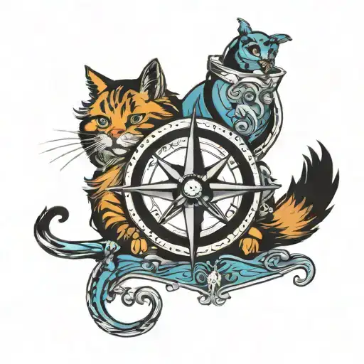 Compass Cats Sailing Snowboarding