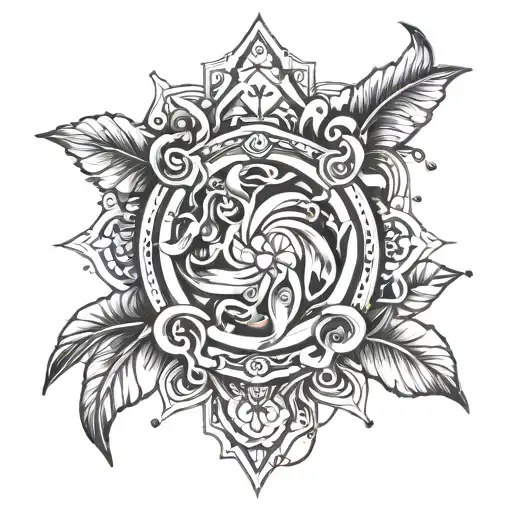 Decent Symbol And Asthetic Line Art