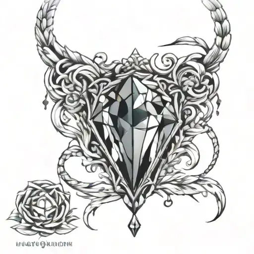 Diamond Necklace Wrapped